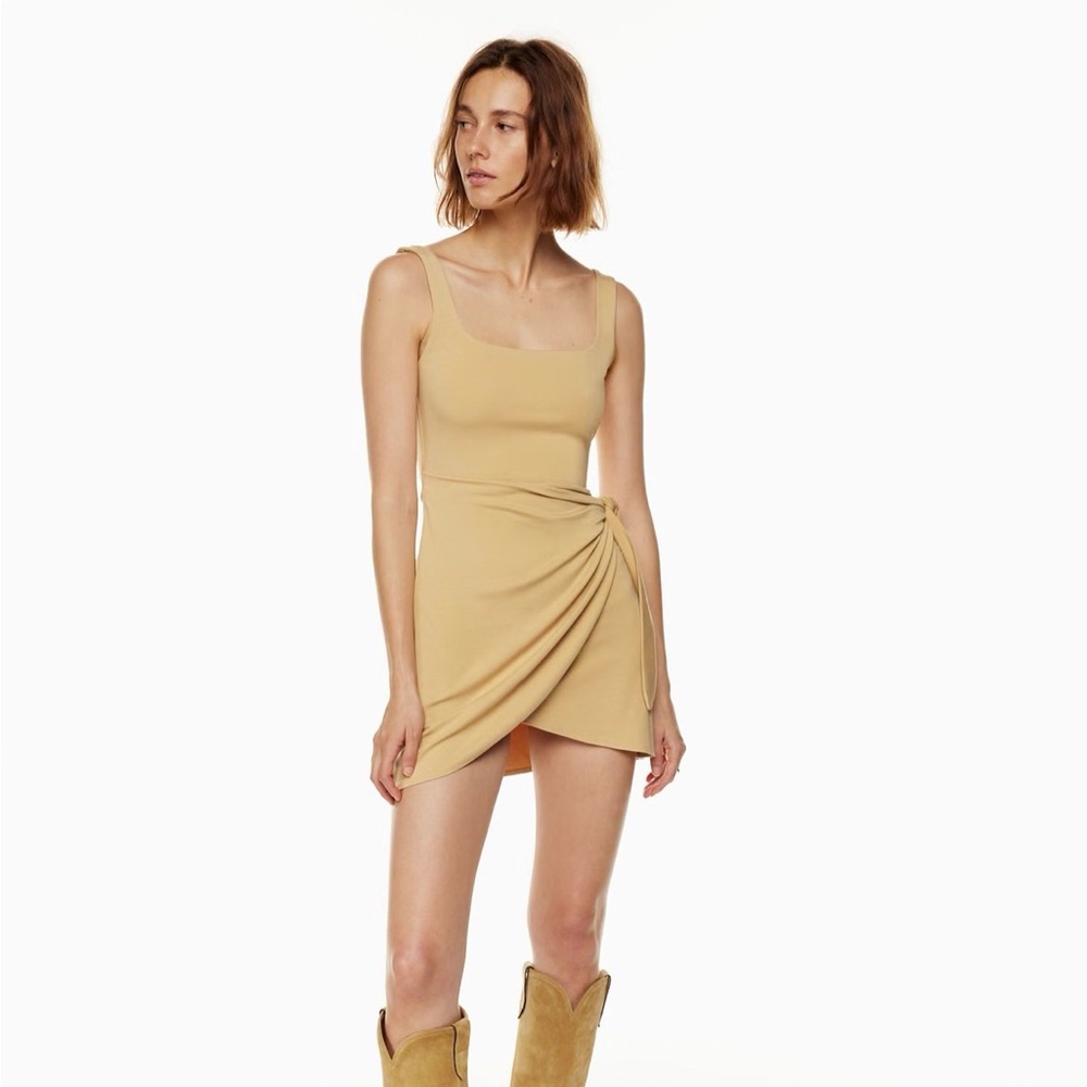 NWT Aritzia Wilfred Saturn Mini Wrap Dress Large
